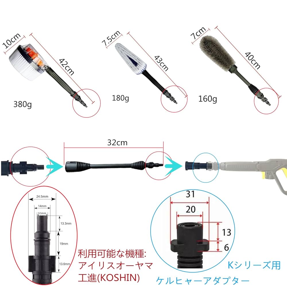 ケルヒャー kベーシック Amazon | ケルヒャー(Karcher)対応高圧洗浄機KシリーズK2 K3 K4